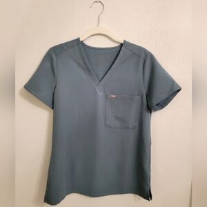 Figs Women's Top in Slate Blue